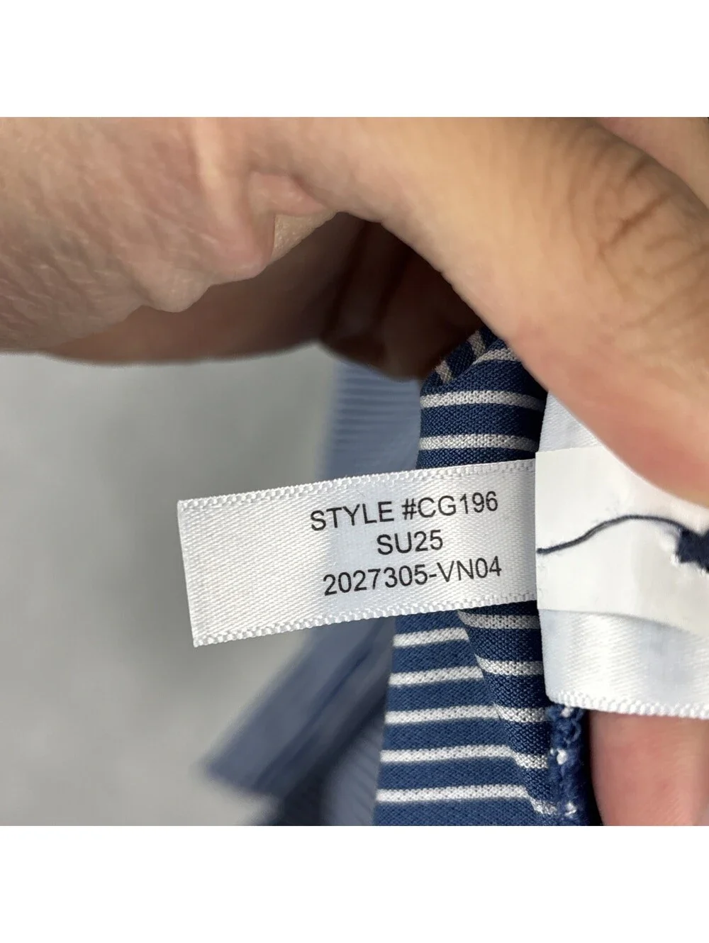 J.Crew Oarsman Polo Men’s Medium Striped Blue White Short Sleeve Preppy Casual